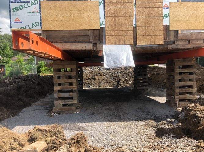 Travaux d’imperméabilisation des fondations Victoriaville