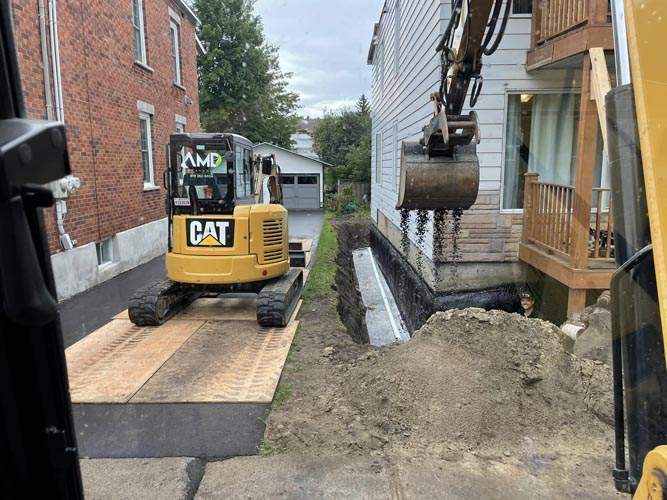 Imperméabilisation des fondations Victoriaville