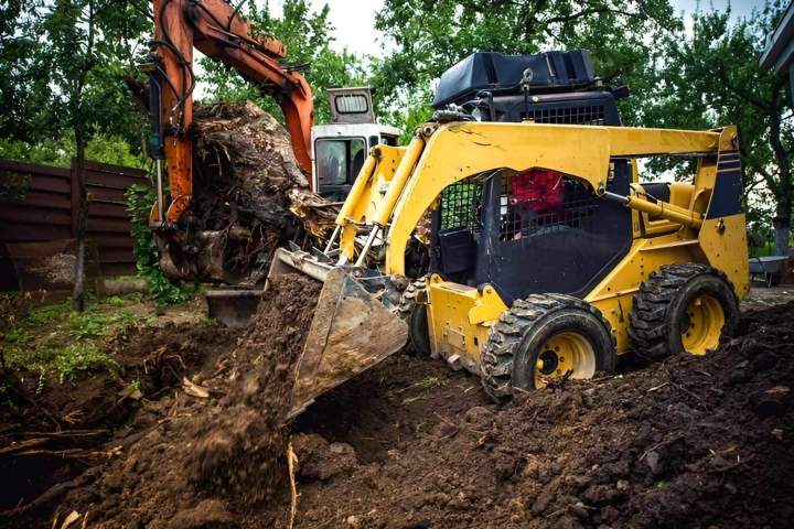 Engin de terrassement Victoriaville