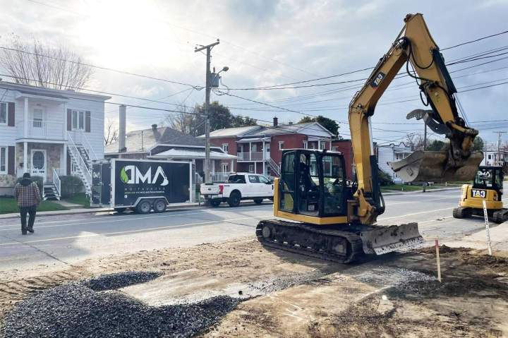 Entreprise de terrassement Victoriaville