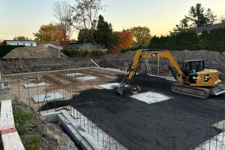 Entreprise de terrassement Victoriaville