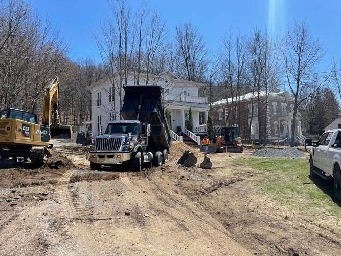Terrassement résidentiel Victoriaville