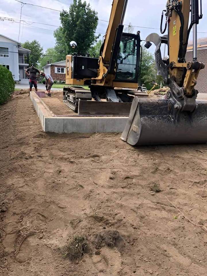 Entreprise de terrassement Victoriaville