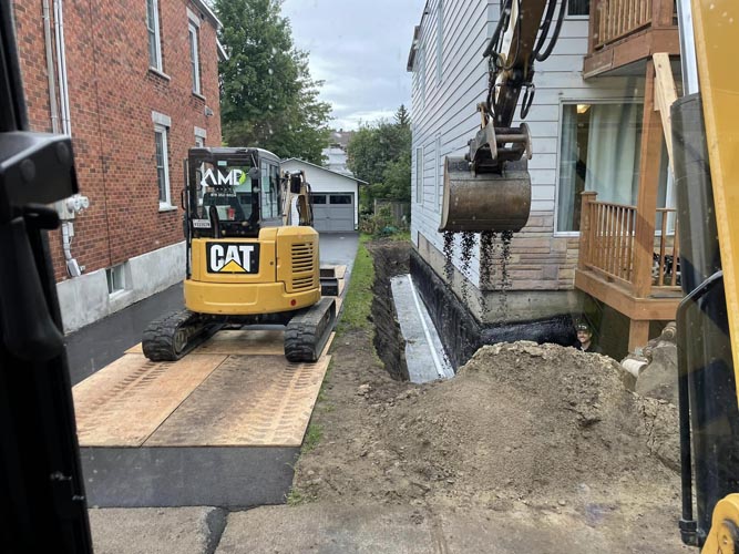 imperméabilisation des fondations Drummondville